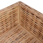 vidaXL Ensemble de canapés 27 Pièces Rotin naturel