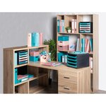 Module De Classement Big Box 4 Tiroirs Skandi - Bleu Pacifique - Exacompta