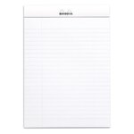 Bloc-Notes Agrafé N°16 White - A5 14,8x21- Ligné - 80 Feuilles Détachables