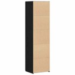 vidaXL Haut Armoire Chêne noir 50 x 42 5 x 185 cm Bois d'ingénierie
