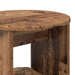 vidaXL Meuble d'appoint Bois ancien 40 x 40 x 100 cm Bois d’ingénierie