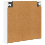 vidaXL Armoire Miroir de Salle de Bain Blanc 70 x 14 5 x 70 cm