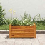 vidaXL Lit surélevé de jardin Bois d'acacia 50x25x25 cm