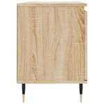 vidaXL Meuble TV chêne sonoma 104x35x50 cm bois d'ingénierie
