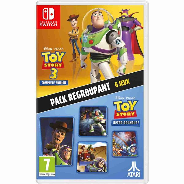 Jeu SWITCH Toy Story 3 Complete et Retro Roundup Double Pack