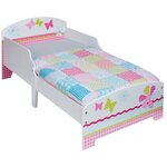 Lit enfant Papillons, fabriqué en MDF.