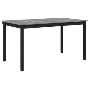 vidaXL Table de salle à manger / Table de repas MÉTAL