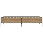 vidaXL Cadre de lit Chêne artisanal 80 x 200 cm Bois d'ingénierie