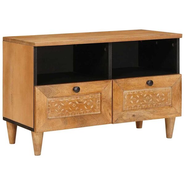 vidaXL Unites TV Marron Clair 70 x 33 x 46 cm Bois d'ingénierie