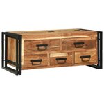 vidaXL Table basse Marron 90 x 50 x 38 cm Bois d'acacia massif