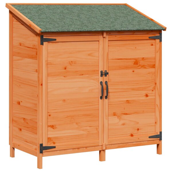 vidaXL Abri de jardin avec toit Marron 106 5 x 56 x 113 5 cm