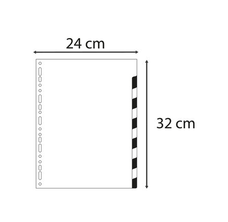 Intercalaires Carte Lustrée 225g 12 Positions - Format 24x32cm - Couleurs Assorties - X 5 - Exacompta