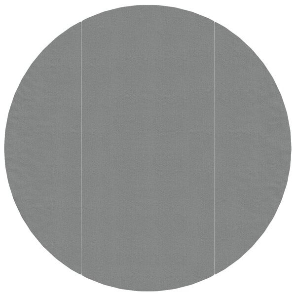 vidaXL Bâche de piscine gris clair Ø306 cm géotextile polyester