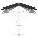 vidaXL Auvent autoportant Anthracite 5 x 3 m Polyester