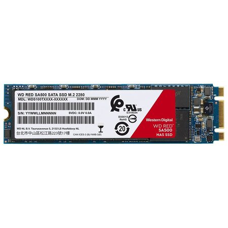 Disque Dur SSD Western Digital Red 500Go - S-ATA M.2 Type 2280