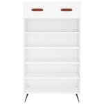 vidaXL Armoire à chaussures blanc 60x35x105 cm bois d'ingénierie