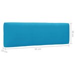 Vidaxl salon de jardin palette 4pièces avec coussins pin imprégné de vert