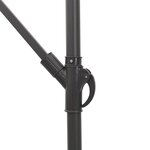 vidaXL Parasol de jardin avec mât en acier vert 269x269x235 cm