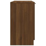vidaXL Armoire de bain Chêne fumé 64 5x33 5x59 cm Bois d'ingénierie