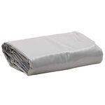vidaXL Bâche gris Ø 2 4 m 650 g/m²