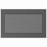 vidaXL Tapis d'extérieur ARAKIL Noir et gris 250 x 400 cm PP