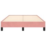 vidaXL Cadre de lit sans matelas rose 120x190 cm velours