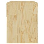 vidaXL Table de chevet 40x31x40 cm bois de pin massif