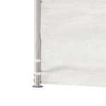 vidaXL Belvédère avec toit blanc 5 88x2 23x3 75 m polyéthylène