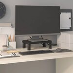 vidaXL Support de moniteur Noir 38x24x10 5 cm