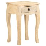 vidaXL Table de chevet 28x28x46 cm Bois de manguier massif