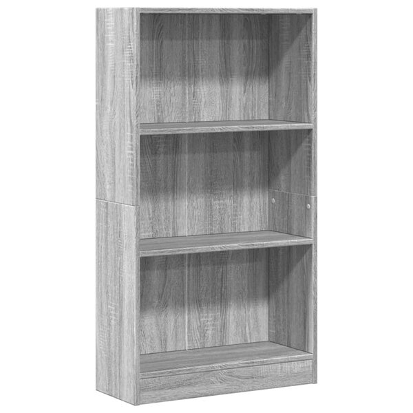 vidaXL Bibliothèque sonoma gris 60x24x109 cm bois d'ingénierie