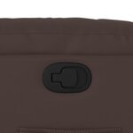 vidaXL Fauteuil inclinable Marron Similicuir
