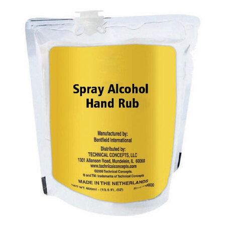 Recharge lotion spray nettoyante 60  d'alcool 400 ml - lot de 12 -  rubbermaid - 7 x12 499x15 001mm