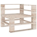 vidaXL Salon de jardin palette 9 Pièces bois de pin