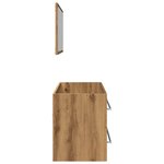 vidaXL Ensemble de meubles salle de bain 2 Pièces bois d'ingénierie