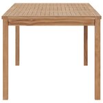 vidaXL Table à dîner de jardin 180x90x77 cm Bois de teck solide