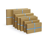 Etui carton brun sans fermeture adhésive rajabook 28x22 cm (lot de 25)