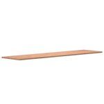 vidaXL Dessus de bureau 220x55x2 5 cm bois massif de hêtre