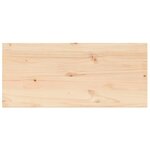 vidaXL Dessus de table 100x50x1 7 cm rectangulaire bois de pin massif