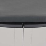 vidaXL Armoire de rangement d'extérieur gris et noir 97x37x85 cm PP