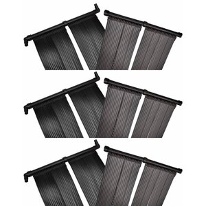 vidaXL Panneaux solaires de chauffage de piscine 6 Pièces 80x620 cm