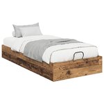 vidaXL Cadre de lit ottoman Bois ancien 193 x 75 5 x 25 cm