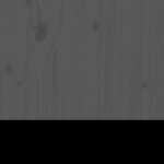 vidaXL Banc de jardin gris 111 5x53x71 cm bois massif de pin