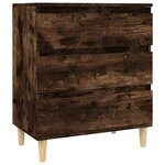 vidaXL Buffet Chêne fumé 60x35x70 cm Bois d'ingénierie