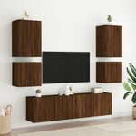 vidaXL Meubles TV muraux 2 Pièces chêne marron 40 5x30x40 cm