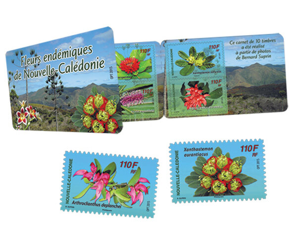Nouvelle-Calédonie - Carnet de fleurs de Nouvelle Calédonie