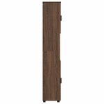 vidaXL Meuble de salle de bain haut Chêne marron 30 x 35 x 192 cm