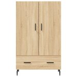 vidaXL Buffet haut chêne sonoma 69 5x31x115 cm bois d'ingénierie