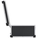 vidaXL Étui de CD pour 60 CD Aluminium ABS Noir