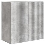 vidaXL Armoire Murale 59 x 31 x 60 cm Bois d'ingénierie Gris béton
